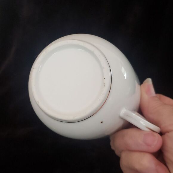 Lot of 2 Vintage Porcelain "Moustache" Coffee Cups - Picture 7 of 12